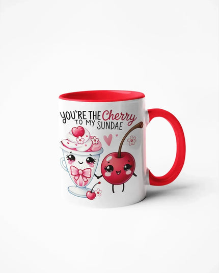 Caneca Namorados Cherry & Sundae - Bee my Gift