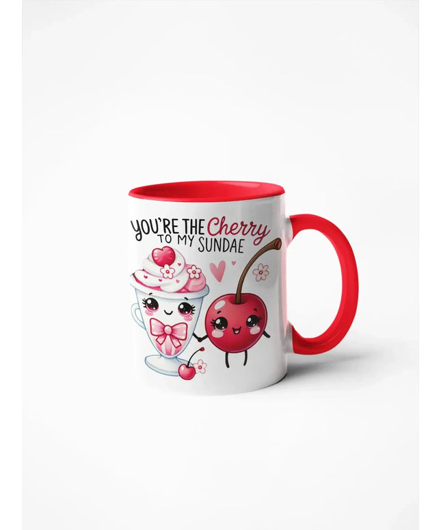 Caneca Namorados Cherry & Sundae - Bee my Gift