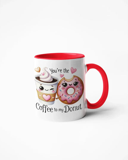 Caneca Namorados Coffee & Donut - Bee my Gift