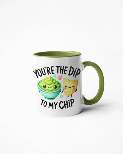 Caneca Namorados Dip & Chip - Bee my Gift
