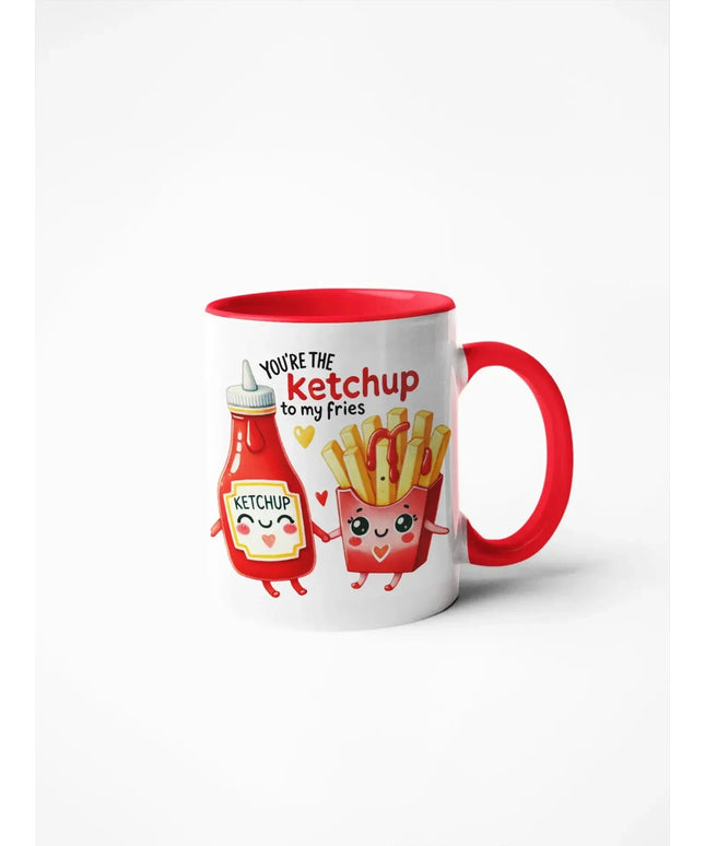Caneca Namorados Ketchup & Fries - Bee my Gift