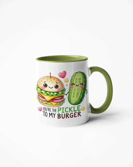 Caneca Namorados Pickle & Burger - Bee my Gift