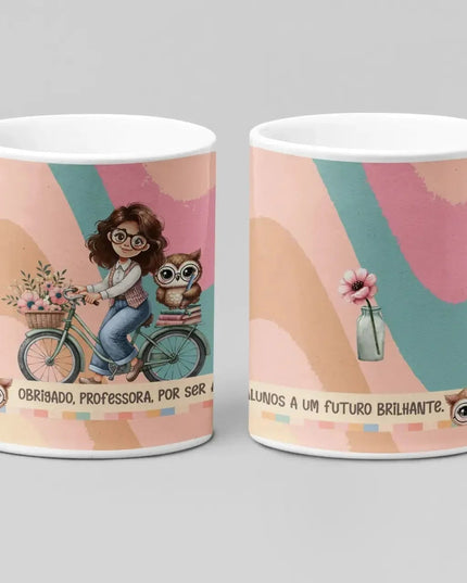 Caneca Obrigado Professora - Bee my Gift