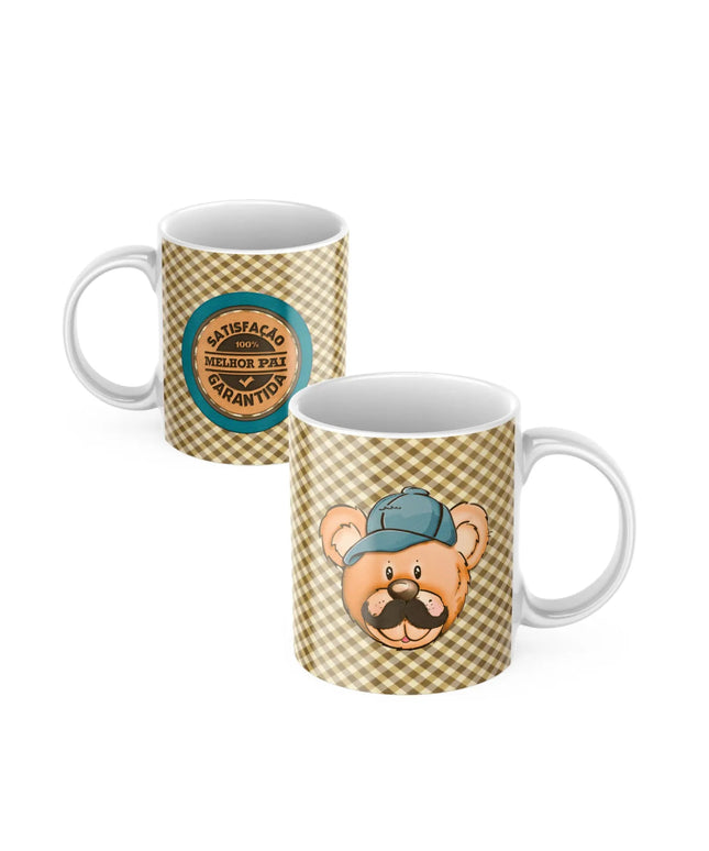 Caneca Pai Satisfação Garantida 12 - Bee my Gift