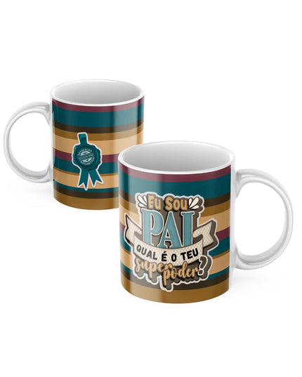 Caneca Pai Super Poder 10 - Bee my Gift