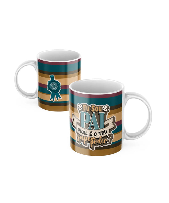 Caneca Pai Super Poder 10 - Bee my Gift