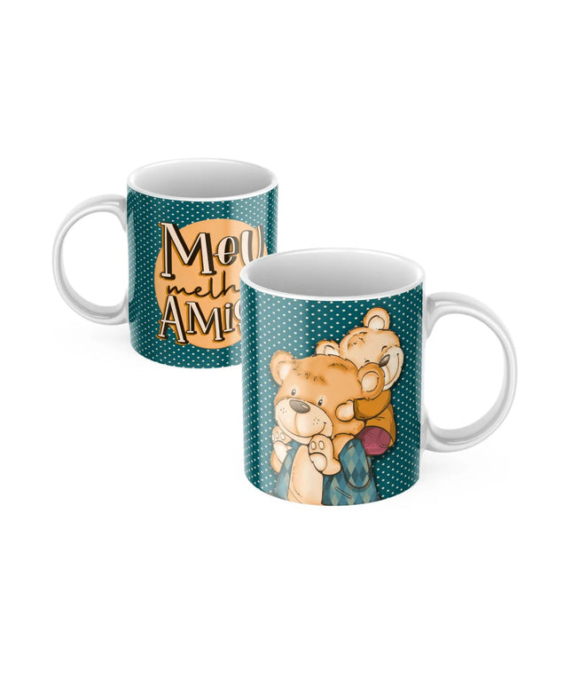 Caneca Ursinho Pai amigo - Bee my Gift