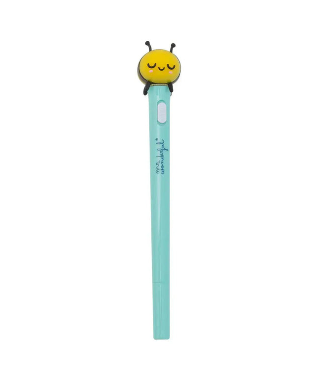 Caneta iluminada - Abelha - Bee my Gift