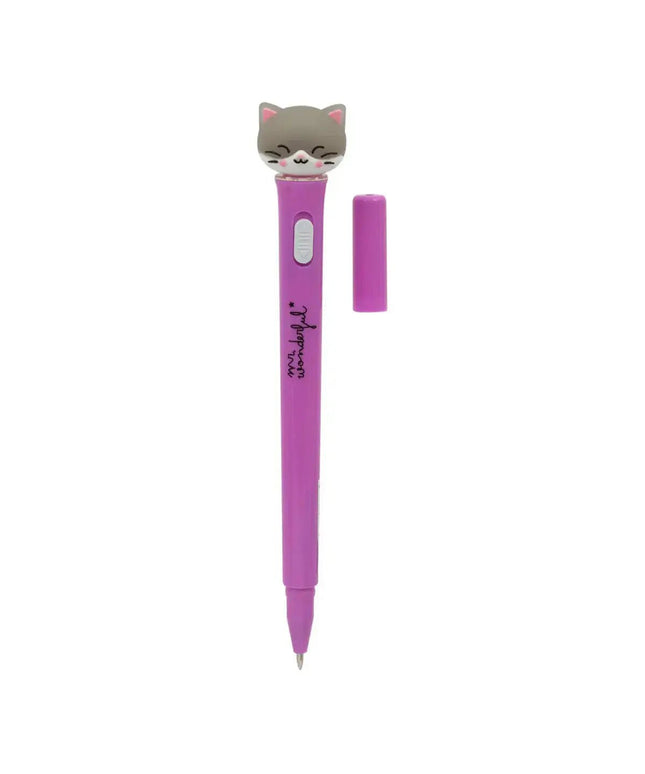 Caneta Iluminada - Gato - Bee my Gift