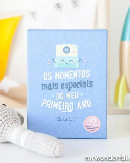 Cartões para bebés - Momentos especiais do meu primeiro ano - Bee my Gift