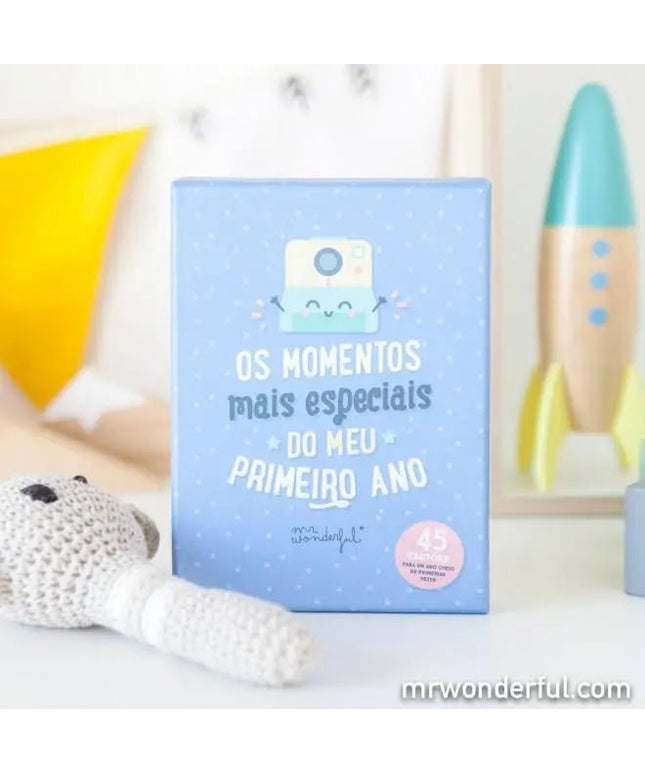 Cartões para bebés - Momentos especiais do meu primeiro ano - Bee my Gift