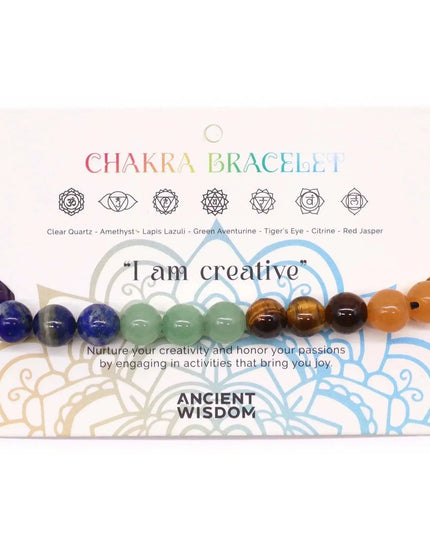 Chakra String Bracelets - 21 Stones - Bee my Gift