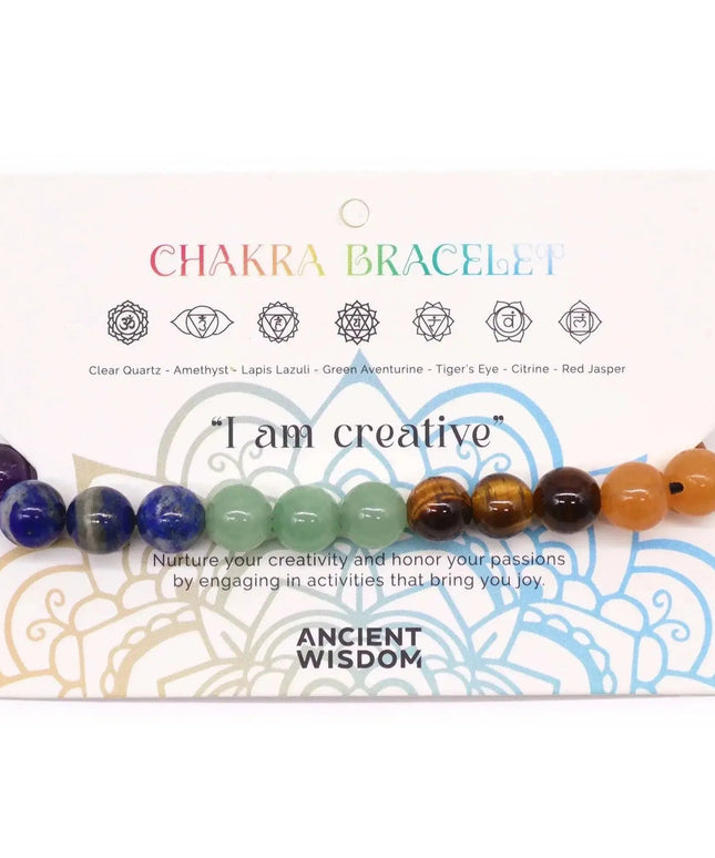 Chakra String Bracelets - 21 Stones - Bee my Gift