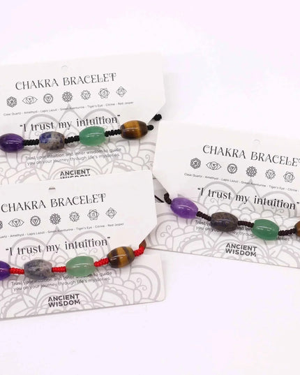 Chakra String Bracelets - Beads - Bee my Gift