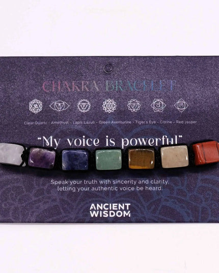 Chakra String Bracelets - Tumble Stones - Bee my Gift