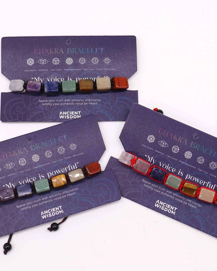 Chakra String Bracelets - Tumble Stones - Bee my Gift