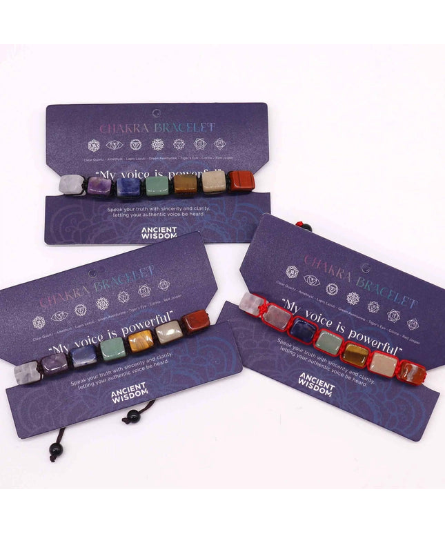 Chakra String Bracelets - Tumble Stones - Bee my Gift