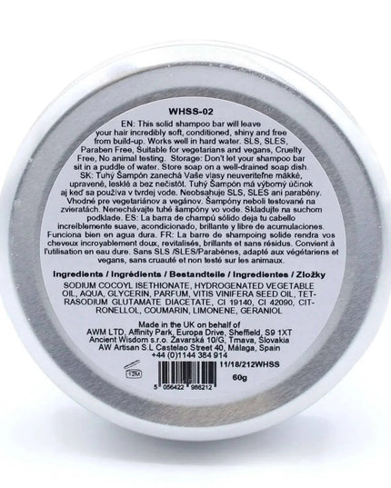 Champô Sólido Wild Hare - Aloé Vera 60g para Cabelos Macios - Bee my Gift