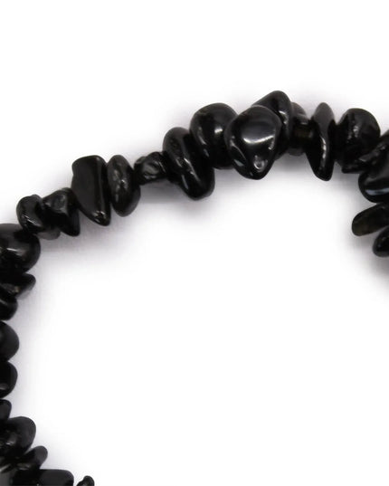 Chipstone Bracelet - Black Agate - Bee my Gift