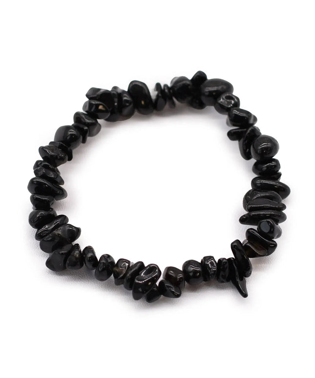 Chipstone Bracelet - Black Agate - Bee my Gift