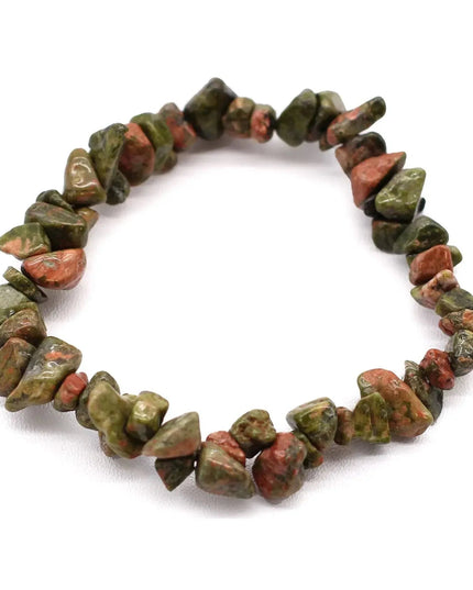 Chipstone Bracelet - Green Jasper - Bee my Gift