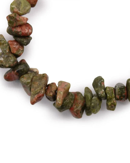 Chipstone Bracelet - Green Jasper - Bee my Gift