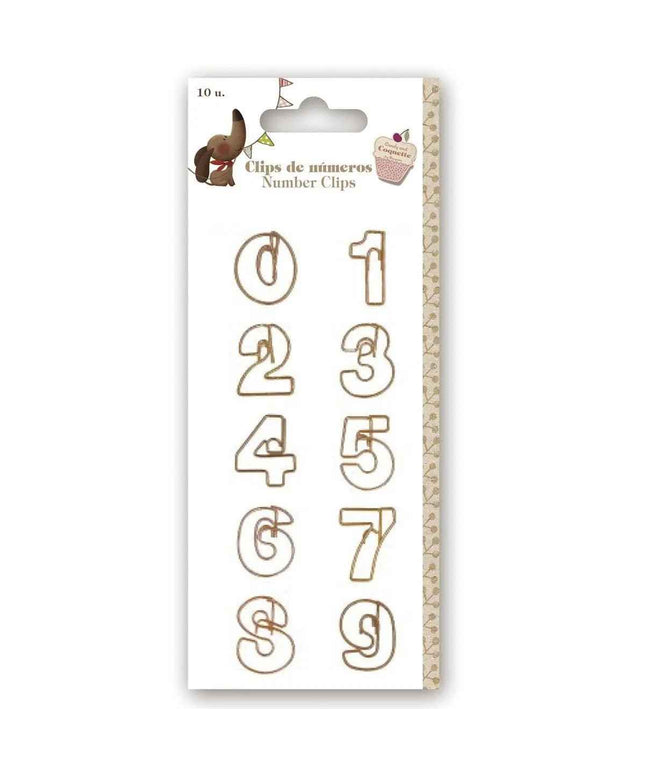 Clips Decorativos Números Busquets