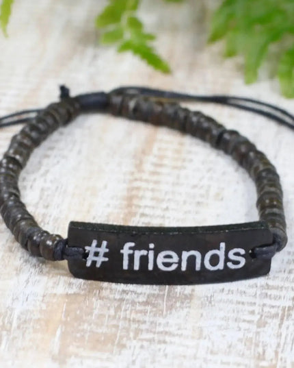 Coco Slogan Bangle - Friends - Bee my Gift