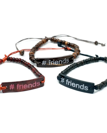 Coco Slogan Bangle - Friends - Bee my Gift