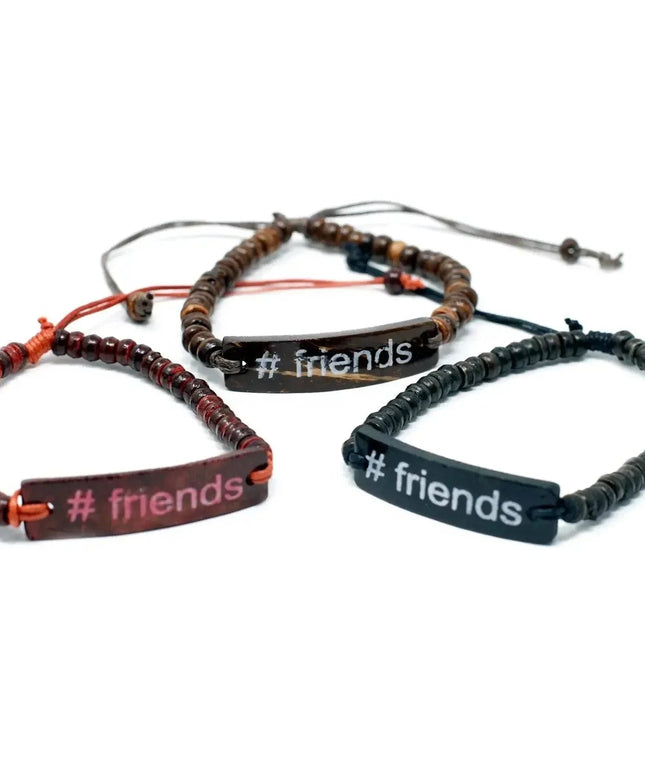 Coco Slogan Bangle - Friends - Bee my Gift