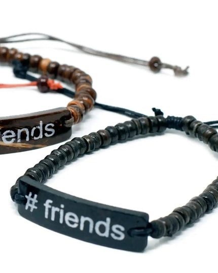 Coco Slogan Bangle - Friends - Bee my Gift