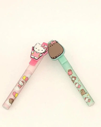Conjunto de 2 canetas Kitty an Pusheen - Bee my Gift