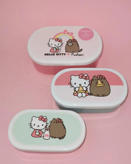 Conjunto de 3 Caixas Hello Kitty and Pusheen the Cat - Bee my Gift