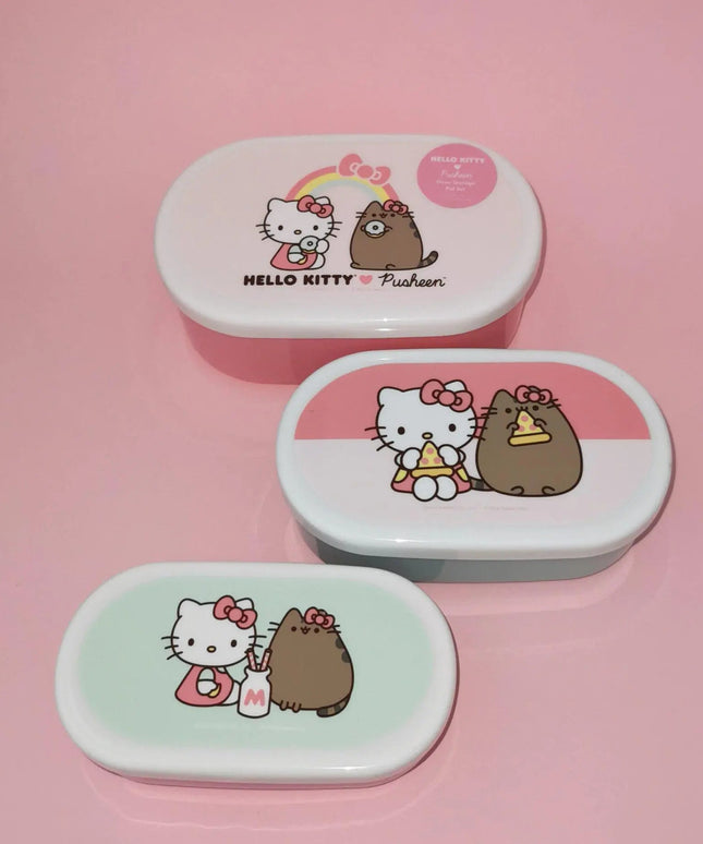 Conjunto de 3 Caixas Hello Kitty and Pusheen the Cat - Bee my Gift