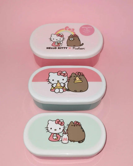 Conjunto de 3 Caixas Hello Kitty and Pusheen the Cat - Bee my Gift