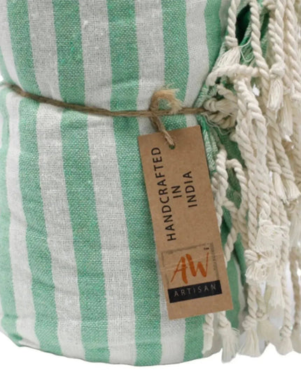 Cotton Pario Towel - 100x180 cm - Picnick Green - Bee my Gift