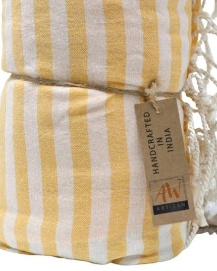 Cotton Pario Towel - 100x180 cm - Sunny Yellow - Bee my Gift