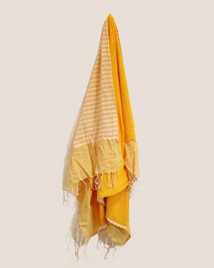 Cotton Pario Towel - 100x180 cm - Sunny Yellow - Bee my Gift
