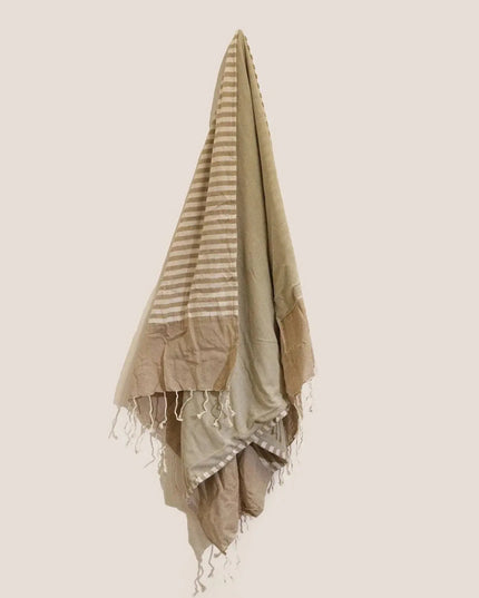 Cotton Pario Towel - 100x180 cm - Warm Sand - Bee my Gift