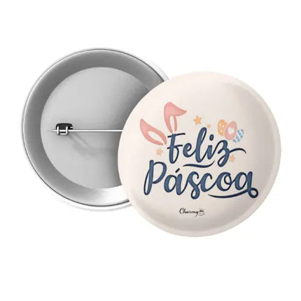 Crachá Feliz Páscoa - Bee my Gift