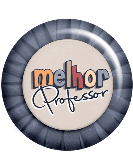 Crachá Melhor Professor - Bee my Gift