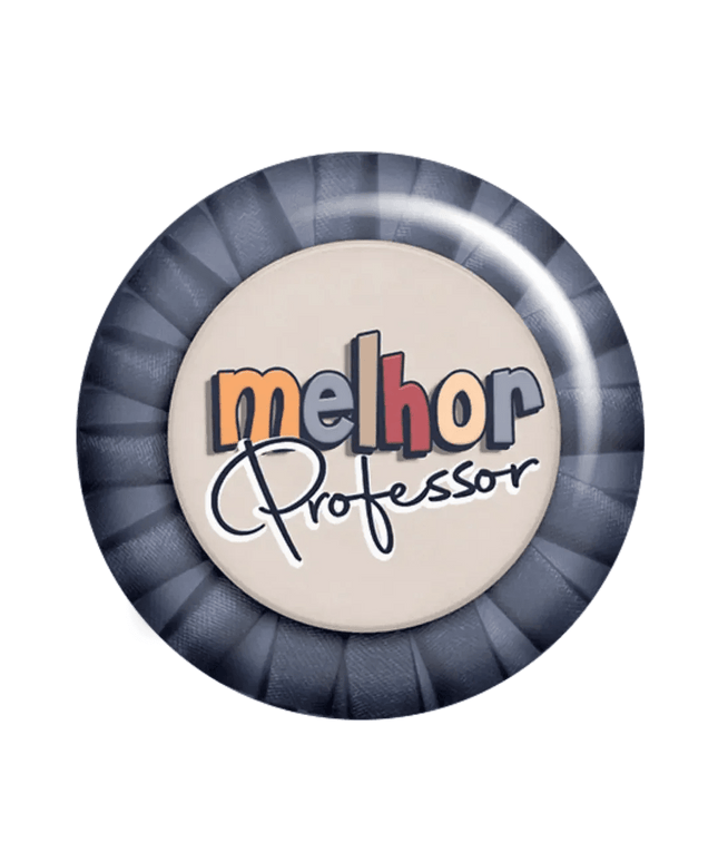 Crachá Melhor Professor - Bee my Gift