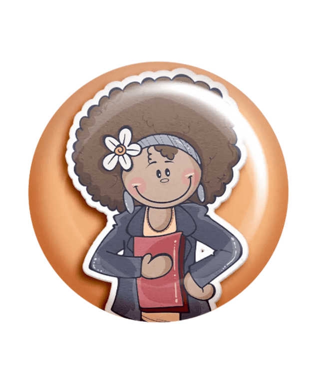 Crachá Professora - Bee my Gift