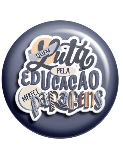 Crachá Professores Educação - Bee my Gift