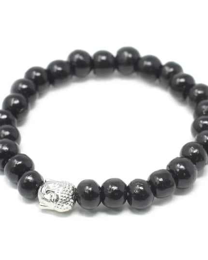 Darkwood Beads & Buddah Bangle - Bee my Gift