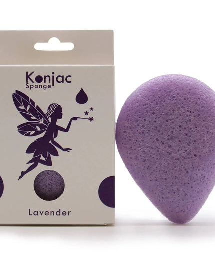 Esponja Konjac em forma de lágrima com Lavanda Calmante - Bee my Gift