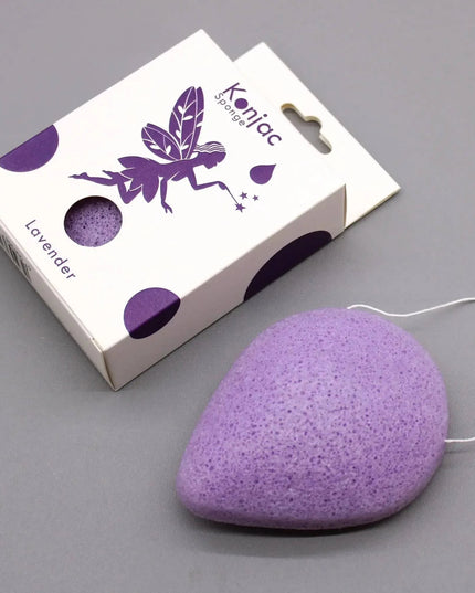Esponja Konjac em forma de lágrima com Lavanda Calmante - Bee my Gift