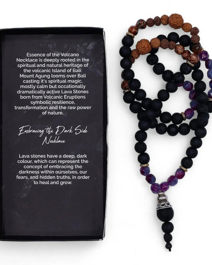 Essence of the Volcano Necklace - Embracing the Dark Side - Bee my Gift