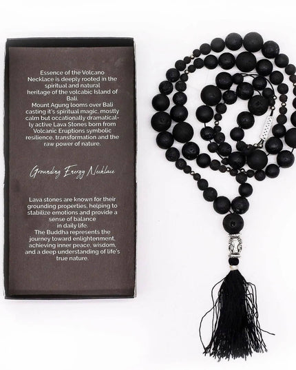 Essence of the Volcano Necklace - Grounding Energy - Bee my Gift