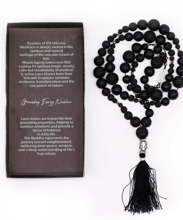 Essence of the Volcano Necklace - Grounding Energy - Bee my Gift
